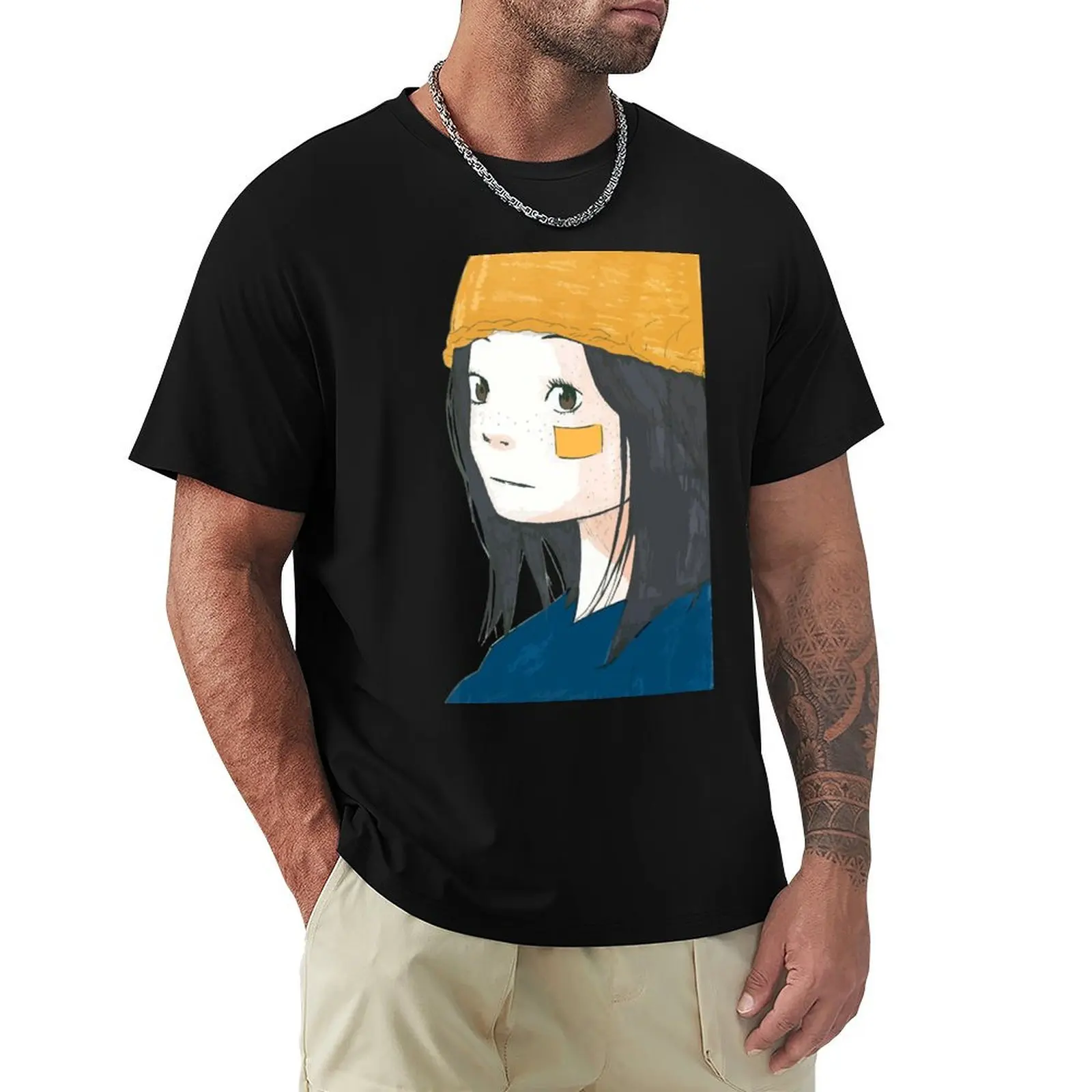 Camiseta solanin fanart, camiseta informal de manga corta que combina con todo