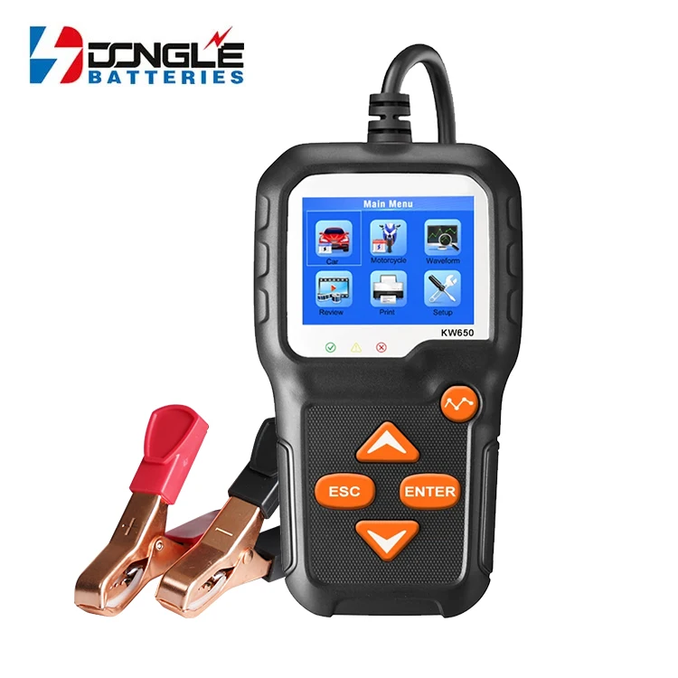 NEW Dongle Wholesale Price Digital Color Screen Multi Function Car Batter 6V 12V Auto Battery Tester