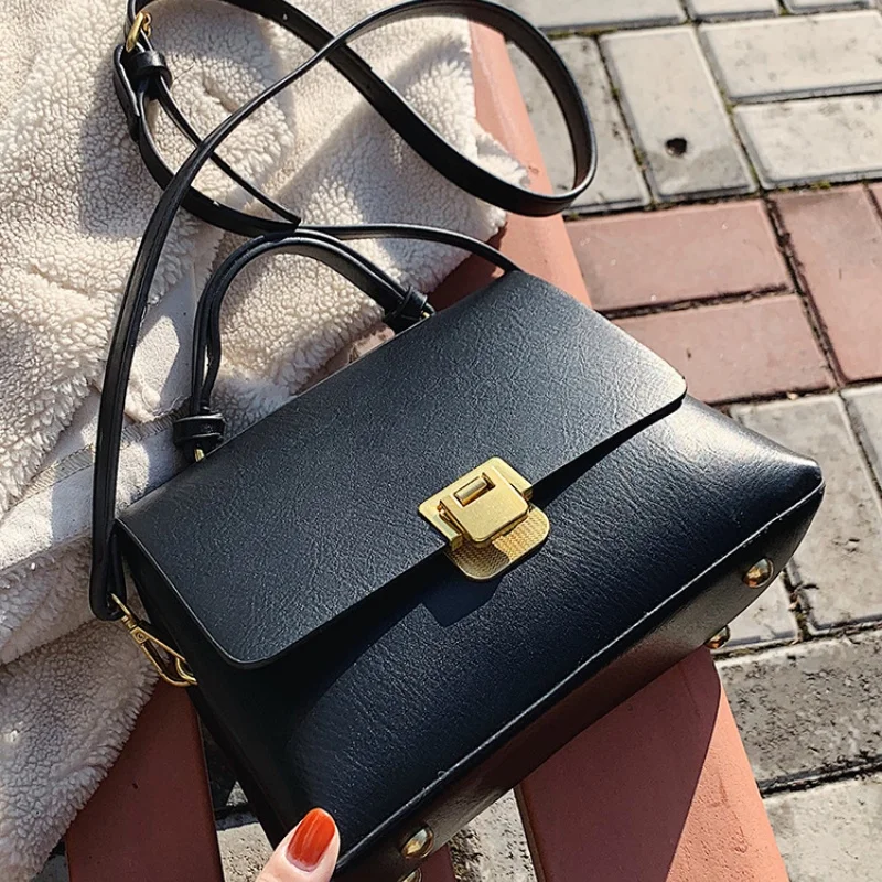 

Винтажная большая сумка, новая зимняя качественная женская дизайнерская сумка из искусственной кожи, кошельки, роскошная дизайнерская мини-сумка через плечо