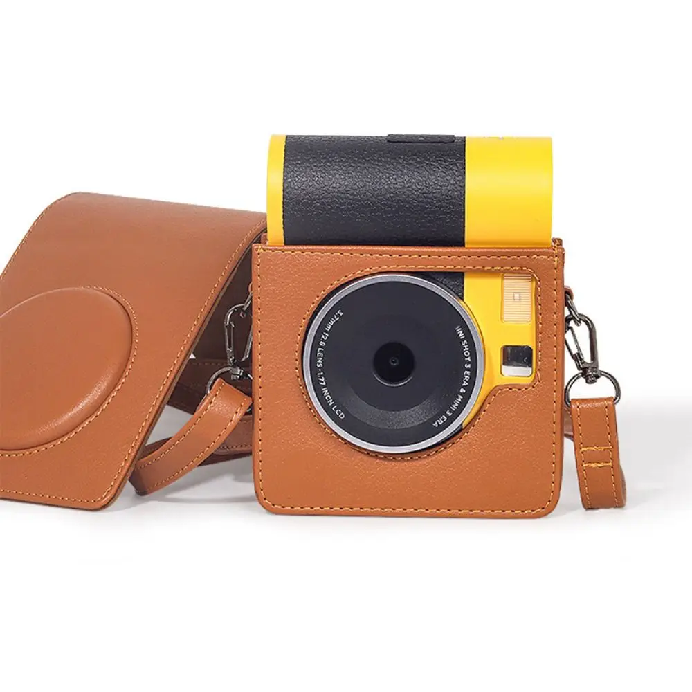 For Kodak Mini Shot 3 Era MS300 Instant Camera Case With Shoulder Strap Anti Scratch Shockproof Protective Cover Wear Resistant