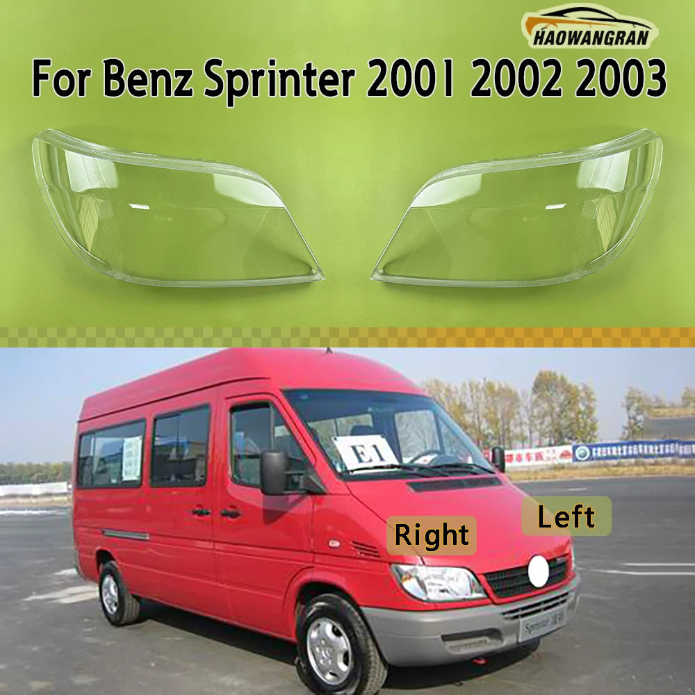 

Headlights Cover Transparent Lamp Shade Headlamp Shell Plexiglass Replace Original Lampshade For Benz Sprinter 2001 2002 2003