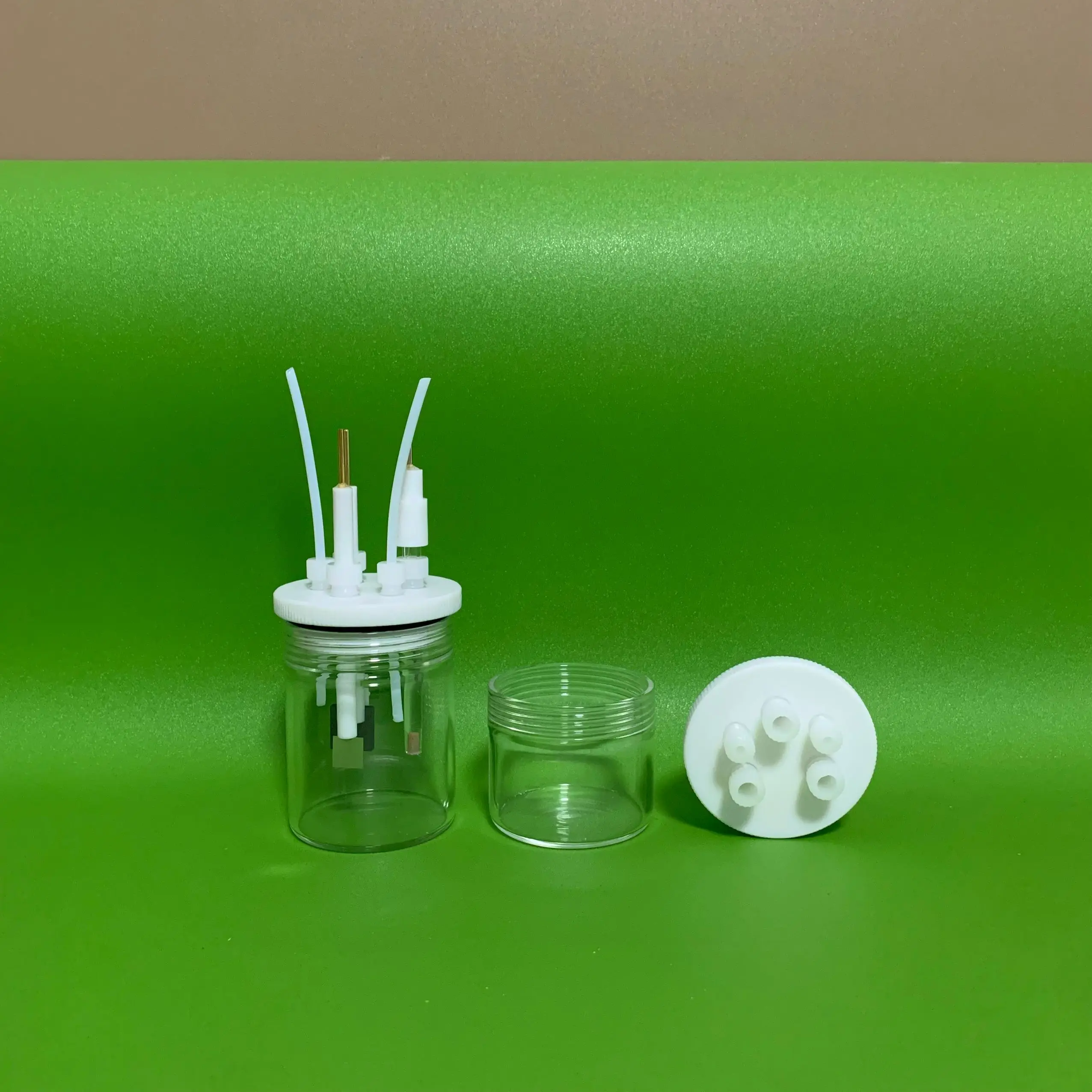 50 مللي خلية التحليل الكهربائي مختومة 150 مللي خلية التحليل الكهربائي الزجاجية ثلاثة خلية القطب الكهربائي خلية التحليل الكهروكيميائية #4