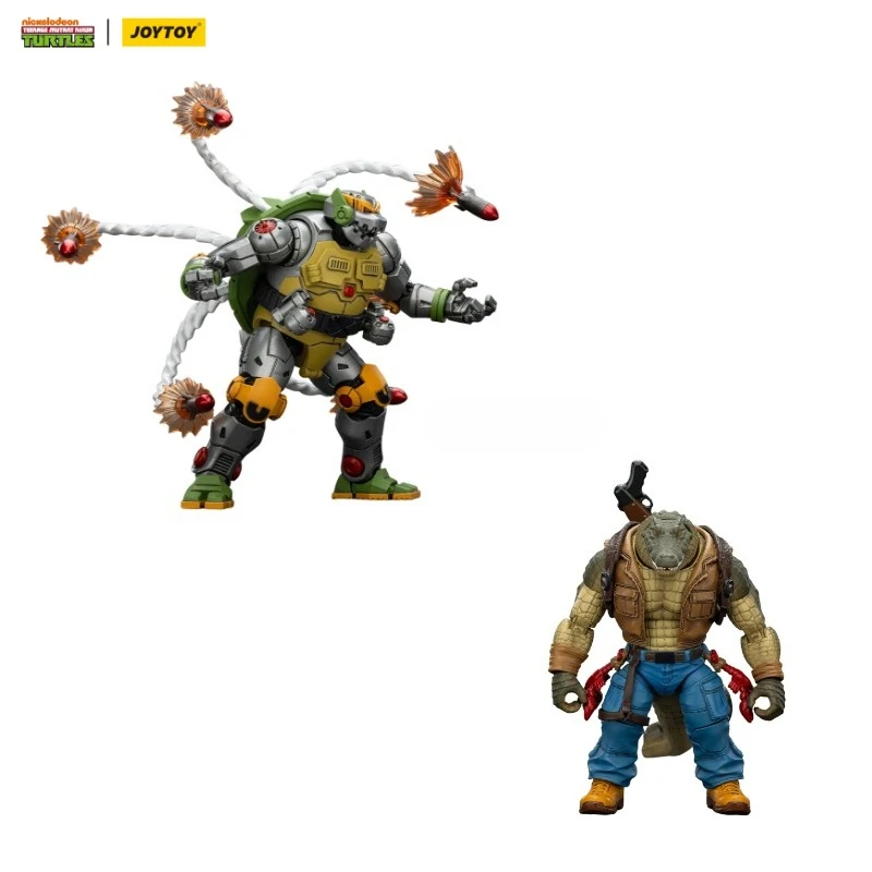 

In Stock JOYTOY TMNT 1/18 Action Figure Teenage Mutant Ninja Turtles Leatherhead Metalhead Figures Model Toys Gifts