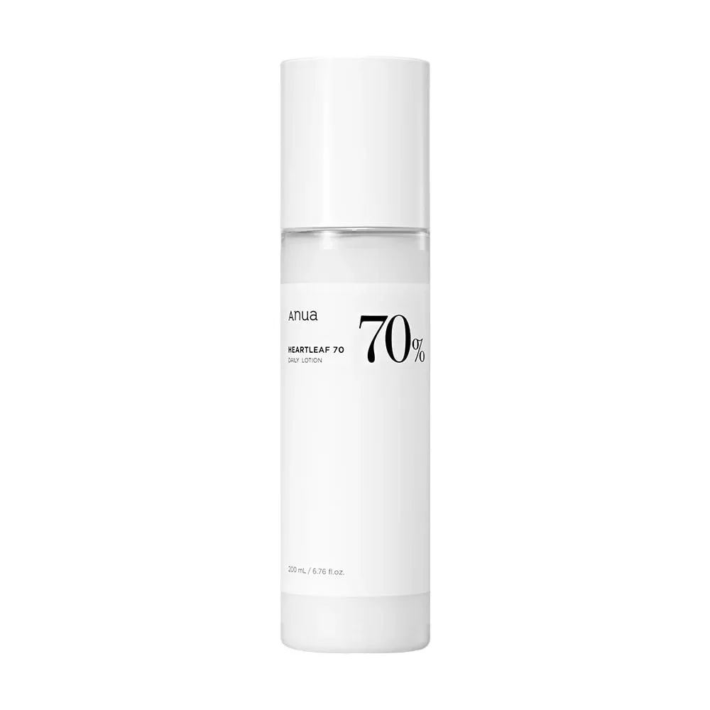 Anua 70 % Houttuynia beruhigende Feuchtigkeitslotion 200 ml spendet Feuchtigkeit und nährt die Hautkosmetik