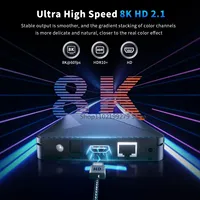X88 PRO X5M Android 14 TV Box Amlogic S905X5M CPU 2.0GHz HDR 8k Dual Wifi 2.4G 5G BT5.0 1000M Lan 3D
