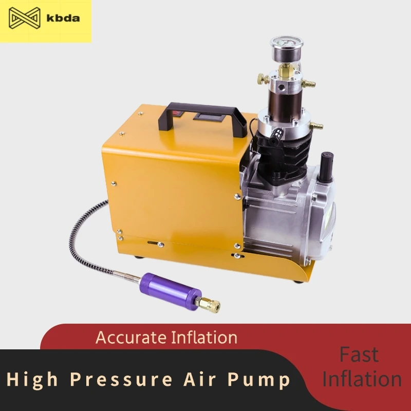 Electric Portable High-pressure Air Pump 30MPa 110V 220V Water Cooling 1800W Motorboat Airgun Diving Equipment Air Pump