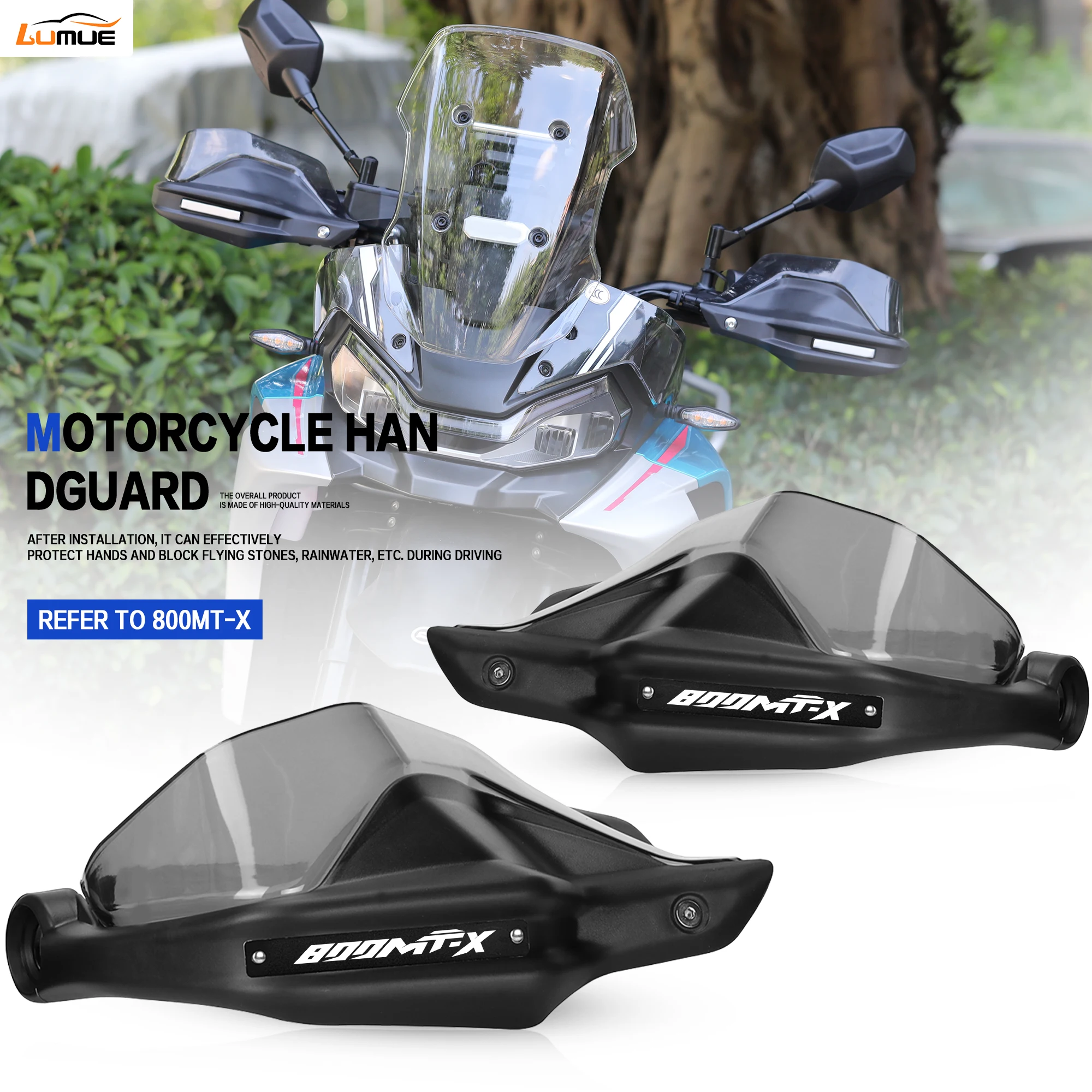 2025 Motorcycle Handlebar Handguards Hand Guard Handlebar Shield Protector For CFMOTO 800MT 800MT-X 800MT Explore IBEX 800 E/T/S