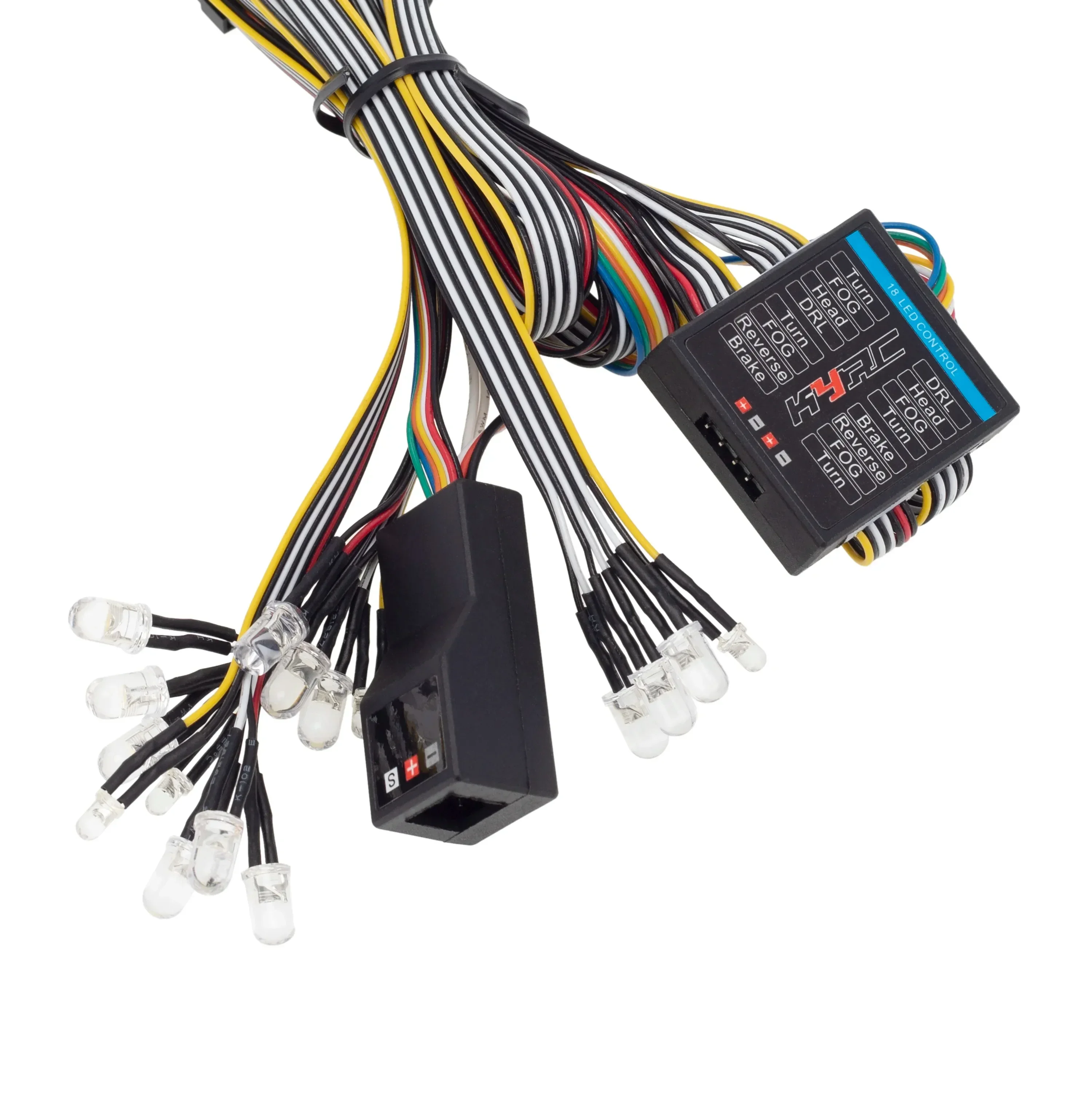 

Радиоуправляемая машина 1/8 1/10 Радиоуправляемая машина 14-светодиодная система передних и задних фонарей указатели поворота стоп-сигналы для Tamiya HSP HPI AXIAL RC4WD Traxxas