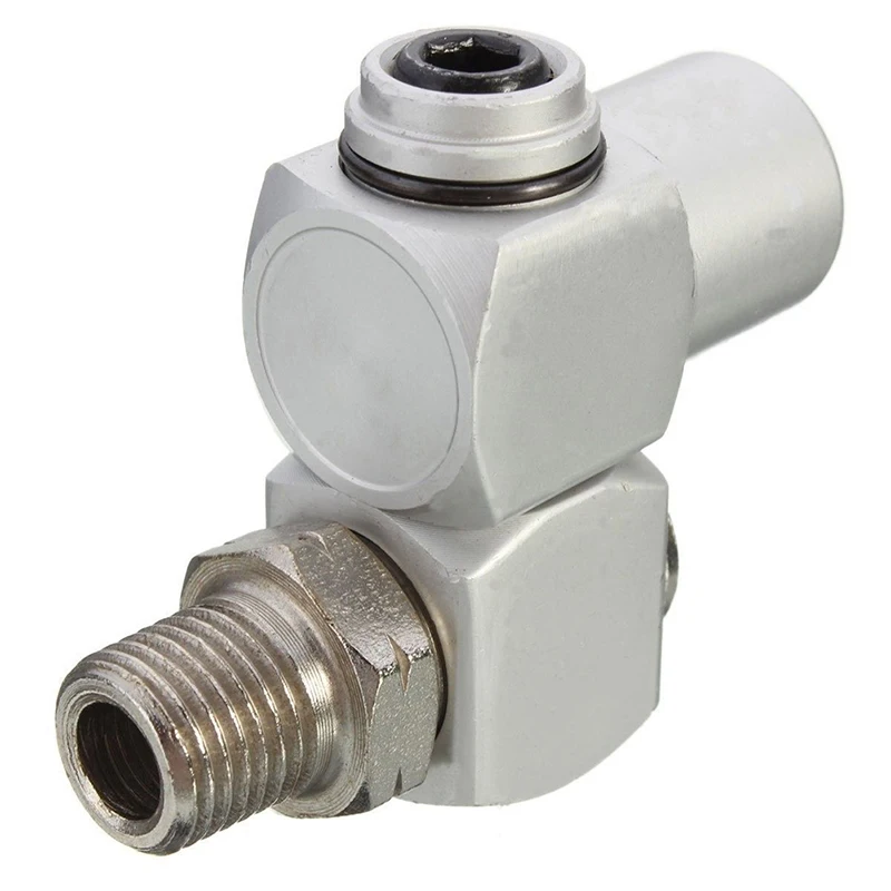 Y1ub universal 360 giratório 1/4 "bsp mangueira conector adaptador fluxo ferramenta alumínio quente