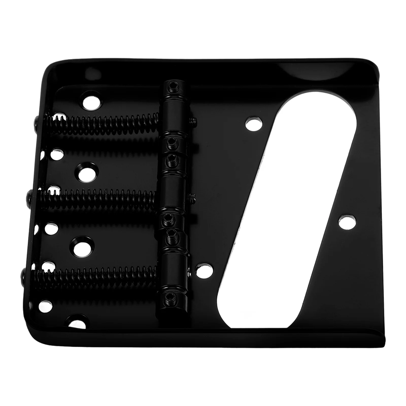 

1 set Electric Guitar Bridge Replacement Part Durable Carbon Steel Saddle Tuning Tool Adjustable High Strength Iron for Sound