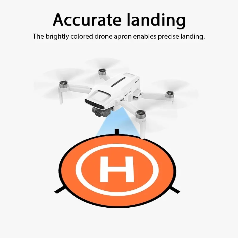 Foldable 55cm Universal Drone Landing Pad Waterproof Reflective Portable Parking Apron Mat for RC Quadcopter FPV Accessories view 4