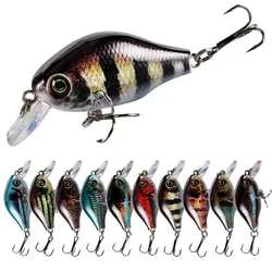 1pc CrankBait Fishing Lure Wobblers 5.2cm 8.5g Floating Artificial Plastic Japan Hard bait Bass pesca carp Fishing Tackle