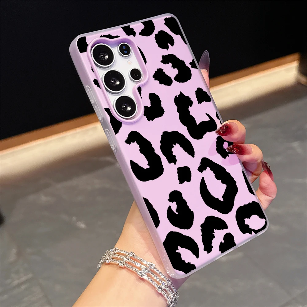 Für Samsung Galaxy S21 S26 S25 S24 S23 S22 Ultra Plus FE Hülle mit Kuh-Leopardenmuster für A37 A36 A54 A55 A56 Drop Funda – Detail 9