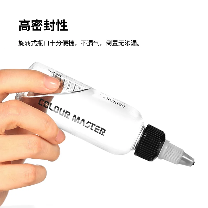 

Paint Mixing Bottle Model Specific Pointed bBeak Color Tools Easy Reverse Mouth PET Corrosion-Resistant 75ml DSPIAE 10 of them