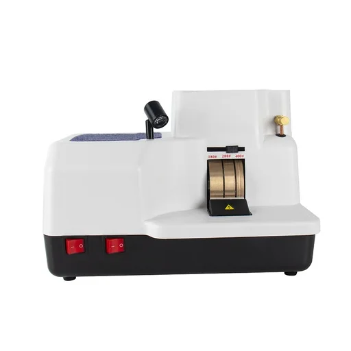 

China Optical Manual Lens Edger Grinder with 3 Wheels Handheld Lens Cutting Machine Optics Instruments