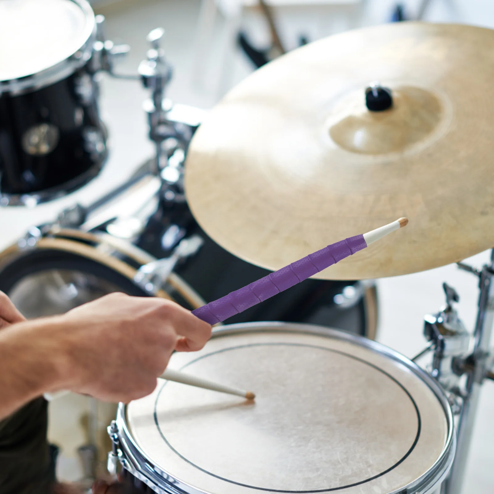 

2Pcs Non-Slip Drum Stick Tapes Sweat Absorbent Comfortable Wraps Durable Flexible Exquisite Workmanship Practical Accessory