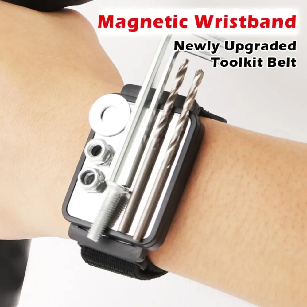 

Профессиональный сильный магнитный ремешок для инструментов, недавно модернизированный портативный магнитный держатель для винтов, сумка для инструментов, держащие винты
