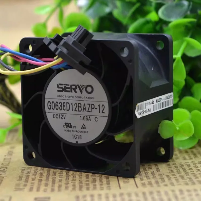 

New Cooler Fan For SERVO G0638D12BAZP-12 6038 12v 1.66A 6cm Violent Cooling Fan 60*60*38mm