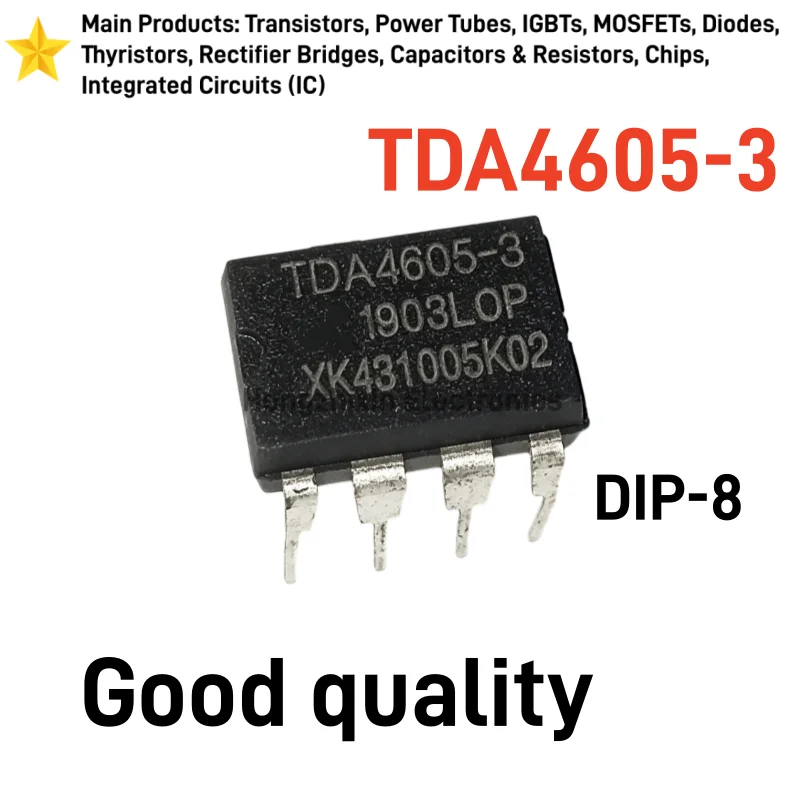 10PCS TDA4605‑3 TDA4605 DIP‑8 New Original IC Chip Switch Mode Power Supply Controller DIP8 Electronic Components