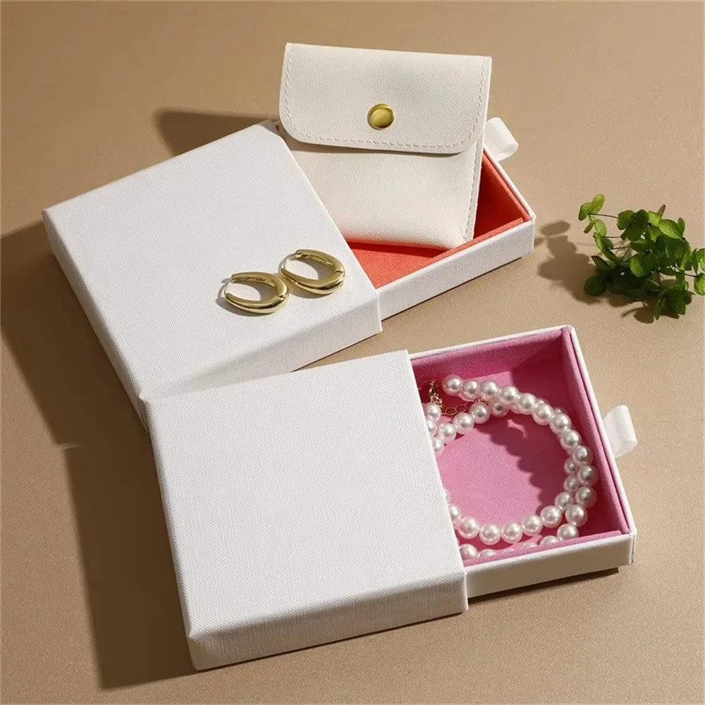 Jewelry Box with insert Necklace Box with logo packaging Jewelry Drawer Bracelet Necklace Bangle Earring Box