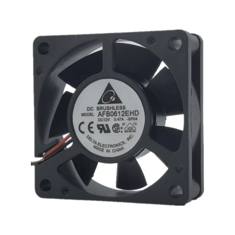 New delta AFB0612EHD 12V 0.47a 6020 6cm large air volume power supply chassis fan