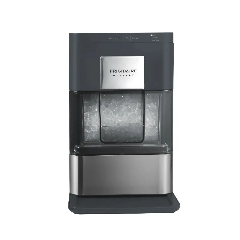 Frigidaire Nugget Ice Maker EFIC256, Countertop Nugget Ice Machine with Transparent Window,Nugget Ice Maker with 44 lbs.Capacity