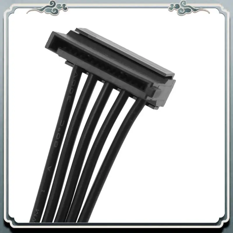 Premium 5X Pcie 6Pin Male To 4 SATA Power Supply Cable For Seasonic Focus+/ MK3/ FX/ P Series 850PX 750PX 650PX 550PX PSU