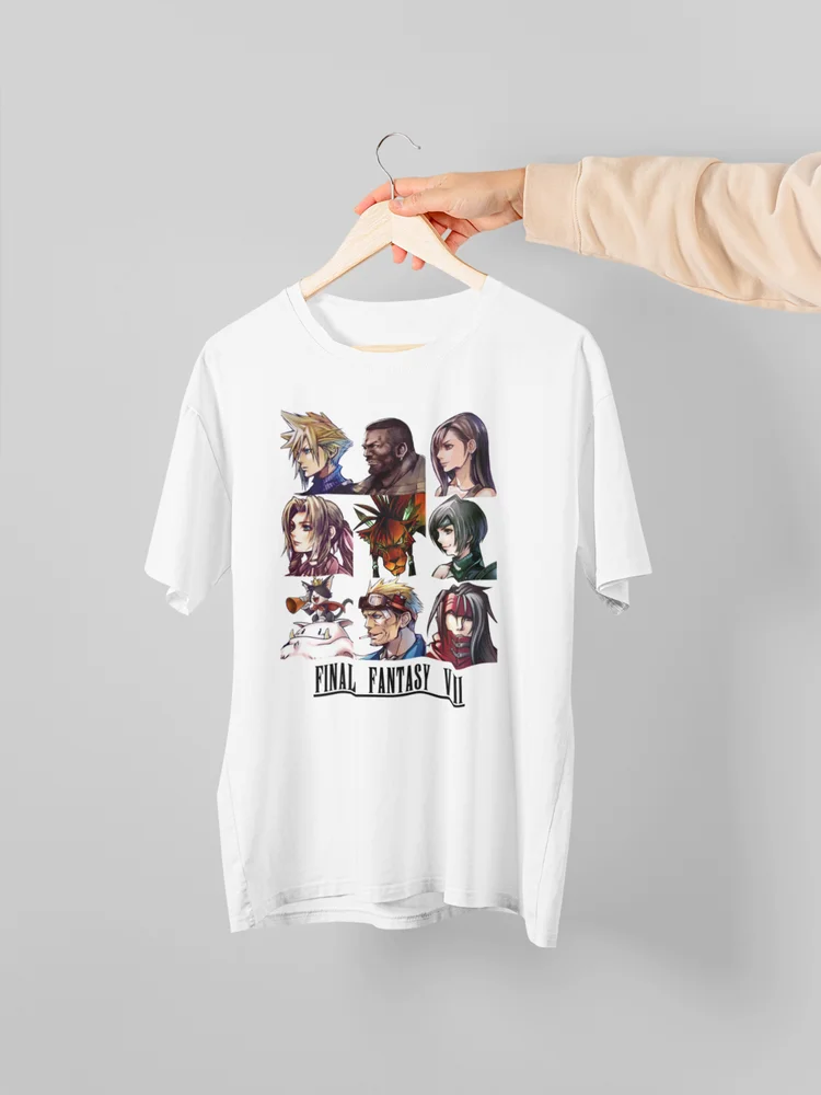 Final Fantasy VII Characters Key Art Premium Unisex T-shirt | Tetsuya Nomura Art