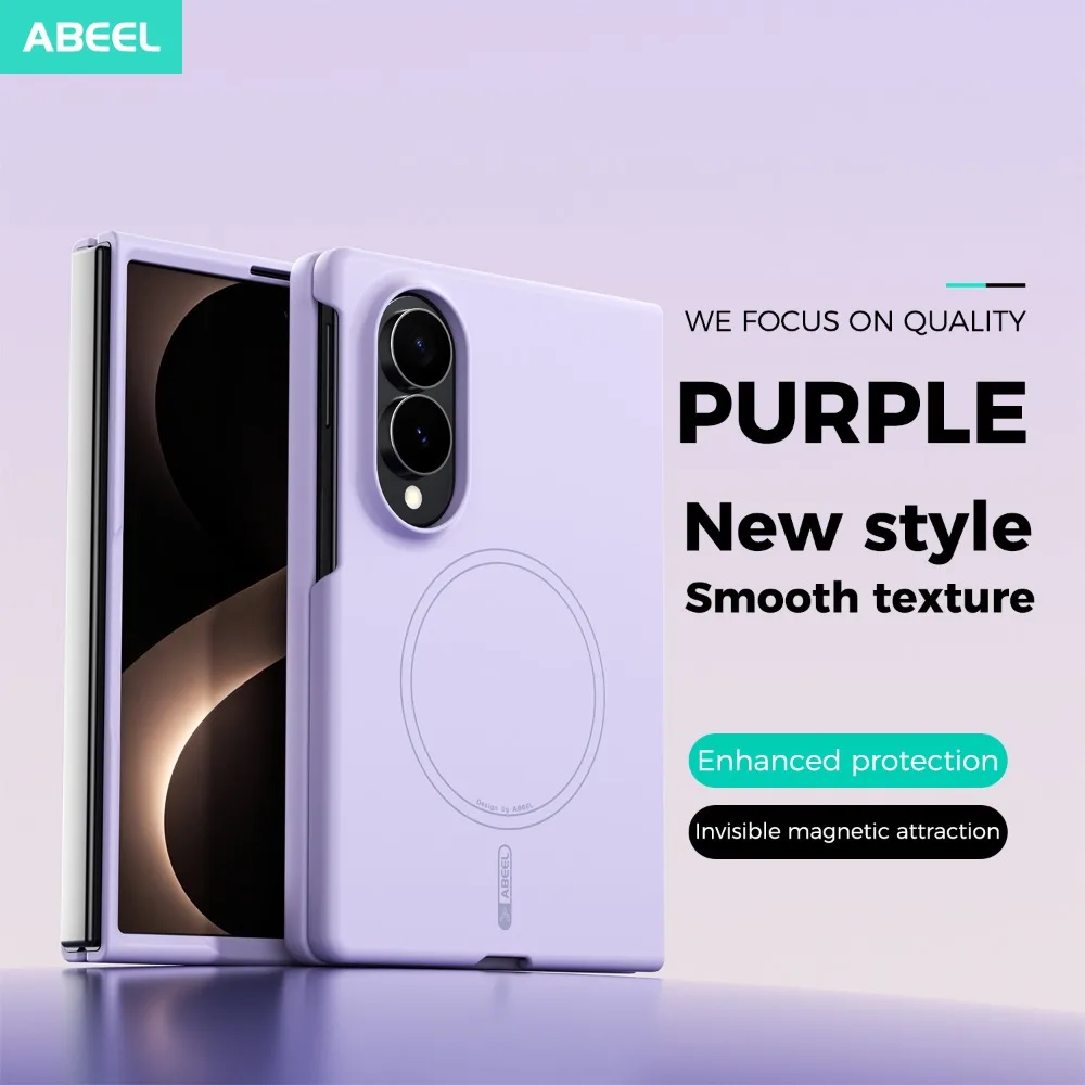 For Samsung Galaxy Z Fold 8 Ultra Z Fold 8 7 6 5 Liquid Silicone Case For Magsafe Shockproof Wireless Charging Protection Cover