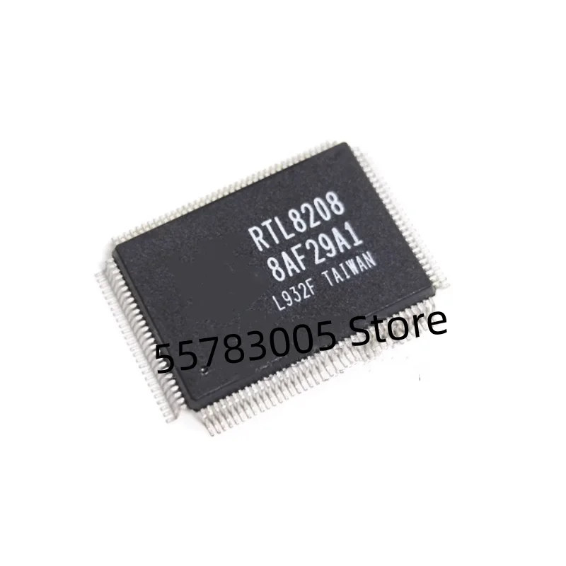 10PCS New RTL8208 QFP128 Ethernet transceiver chip IC