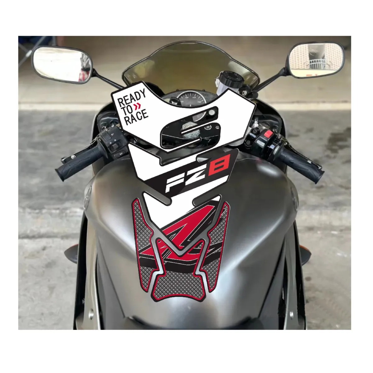 3D Motorcycle Fuel Tank Cap Pad Protector Stickers Decals For YAMAHA FZ8 FZ8N FZ8F FZ8S