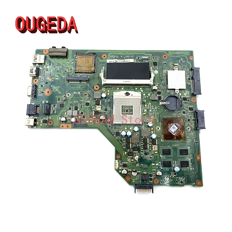 Imagem -03 - Ougeda-placa-mãe para Laptop Asus Mainboard Teste Completo K54ly Rev.2.1 Hm65 Ddr3 2160809000 Gpu