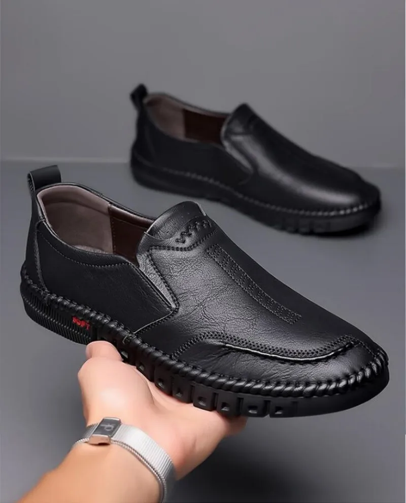 

Handmade Dad Shoes Casual Men Shoes Design Sneakers Man Comfortable Leather Shoes Men Loafers Hot Sale Moccasins Driving Shoe