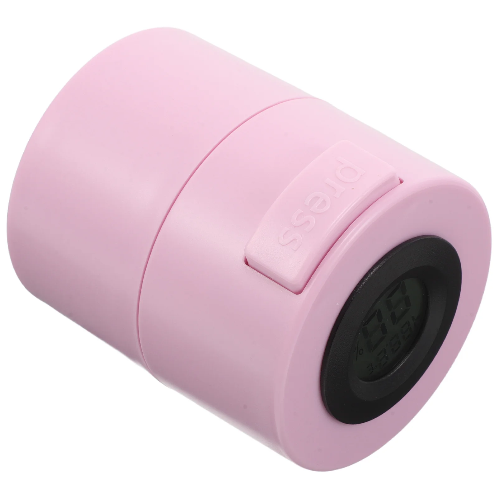 

Airtight Eyelash Glue Storage Jar Digital Temperature Humidity Monitor Compact Lash Extension Holder Vacuum Seal Container