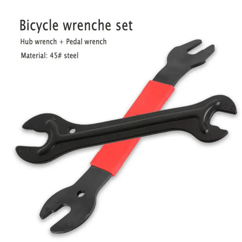 Bicycle Chainwheel Tool 13/15mm 14/16mm Bike Wheel Axle Pedal Spanner Tool Bicycle Hub Pedal Repair Wrench Road MTB Repair Tools