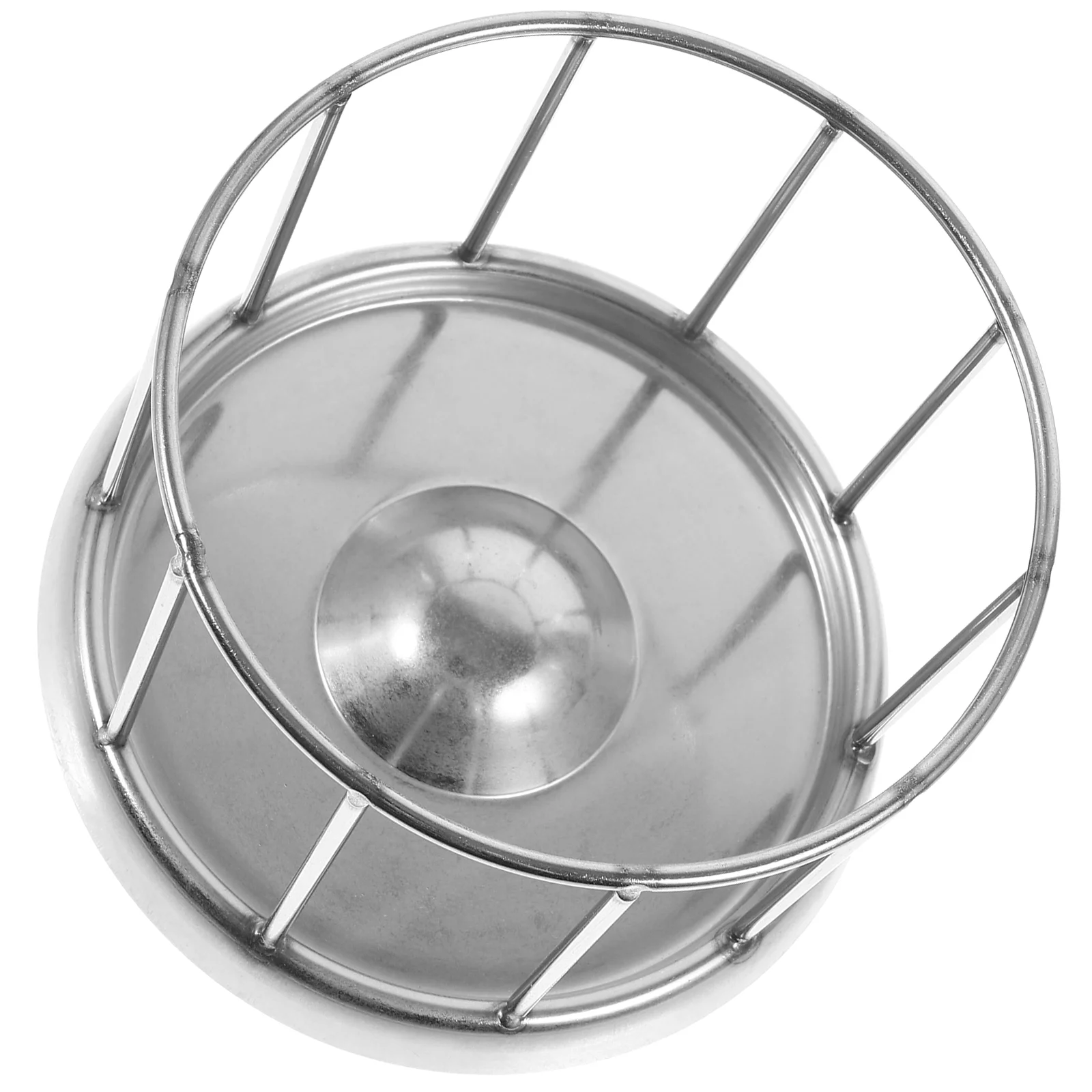 

Tortoise Food Bowl Pet Supplies Decorative Reptile Dish Container Silver Animals