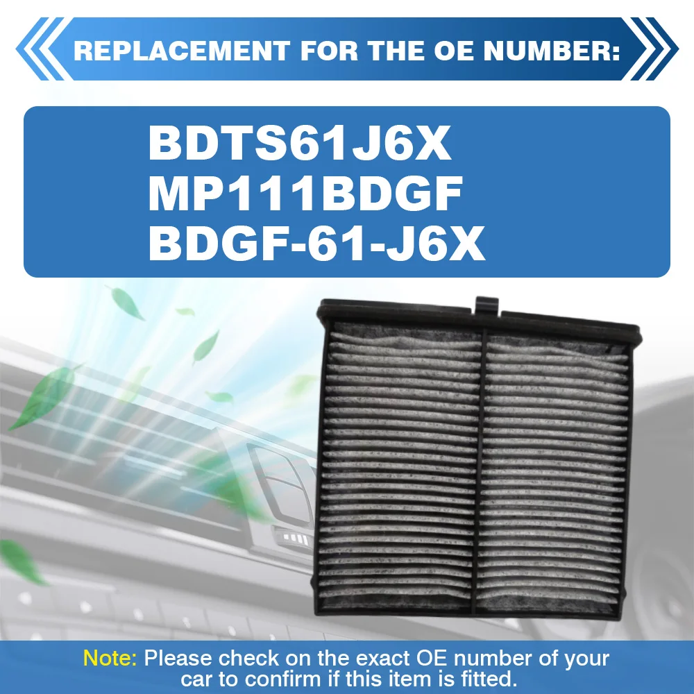 

Car Cabin Air Filter for Mazda 3 CX-30 2019-2023 CX-50 2023 BDTS61J6X MP111BDGF