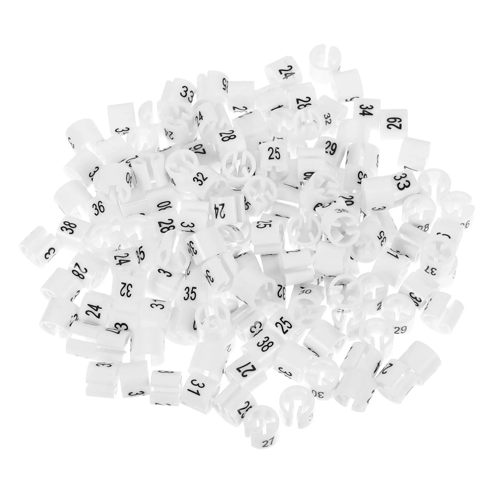 

150pcs Hanger Size For Clothing Racks Hanger Markers Tags Size Markers for Clothing Garment Accessories Storage Organization