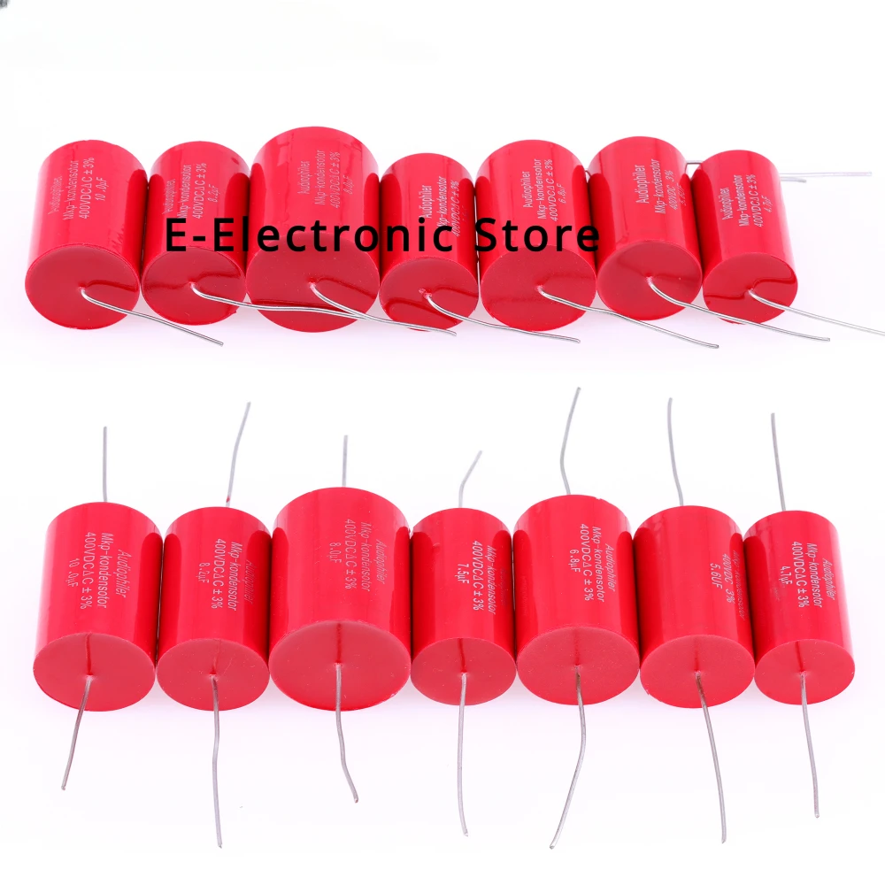 2PCS/LOT MKP Audio Capacitor Fever Non-polar Capacitor Speaker Speaker Divider Capacitor 4.7UF 3.3UF 5.6UF 8.2UF 18UF 400V 250V