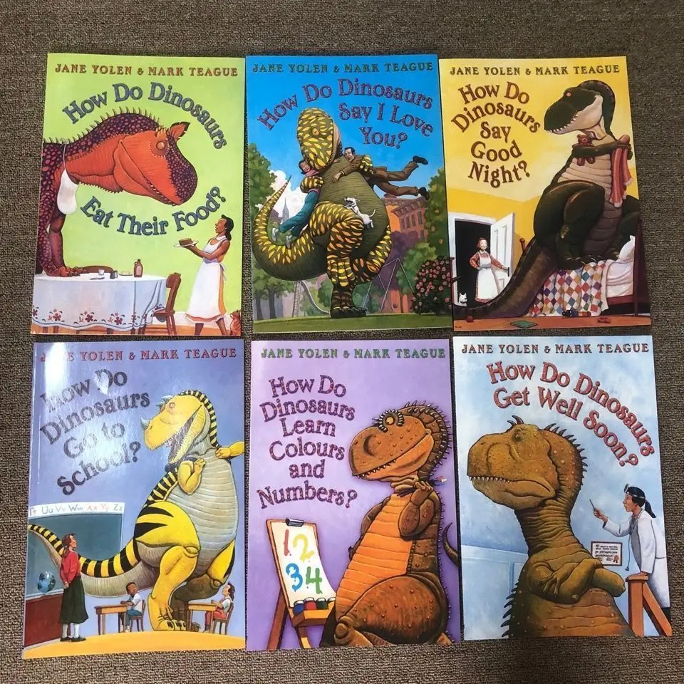 

6 English Picture Books How Do Dinosaurs Family Dinosaur Series Story Book Click To Read Free Audio