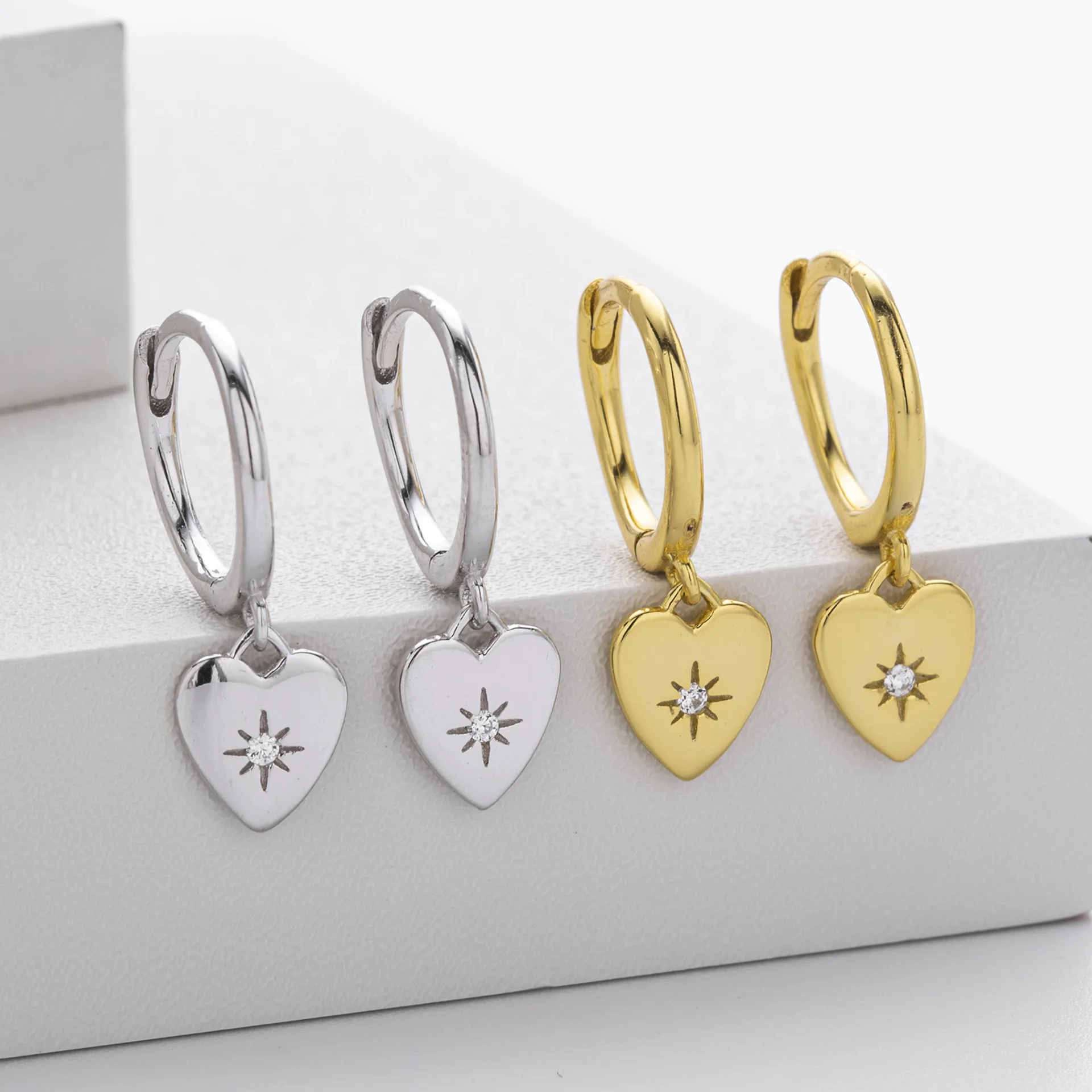 Withered Jewelry Earrings Women's Earrings Ear Cuffs S925 Sterling Silver Earrings For Women