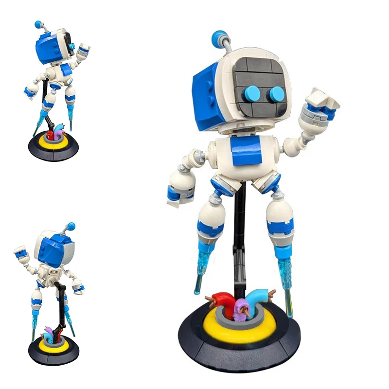 

Новая модель Astro Bot, строительные блоки, игра «Космические приключения», фигурка, спасательная охота за сокровищами, робот, сборка кирпичей, игрушка, идея «сделай сам», подарок