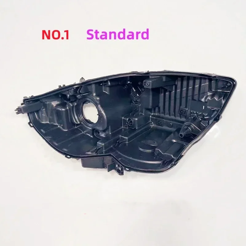 For Ford Edge 2019 2020 2021 2022 Headlamp Base Headlight Rear Shell Replace Headlight House Black rear shell