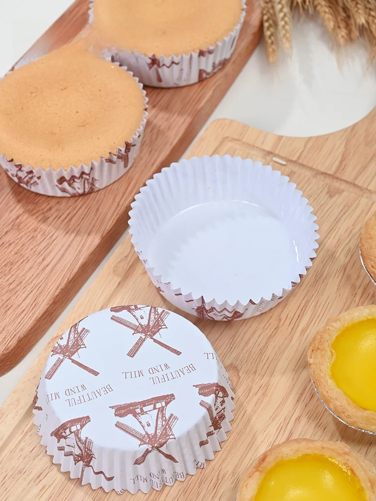 

High Temperature Resistant Baking Paper Cups Bread Tray round Boat ape Cake Bot Windmill Cup Kitchen Cooking Tools