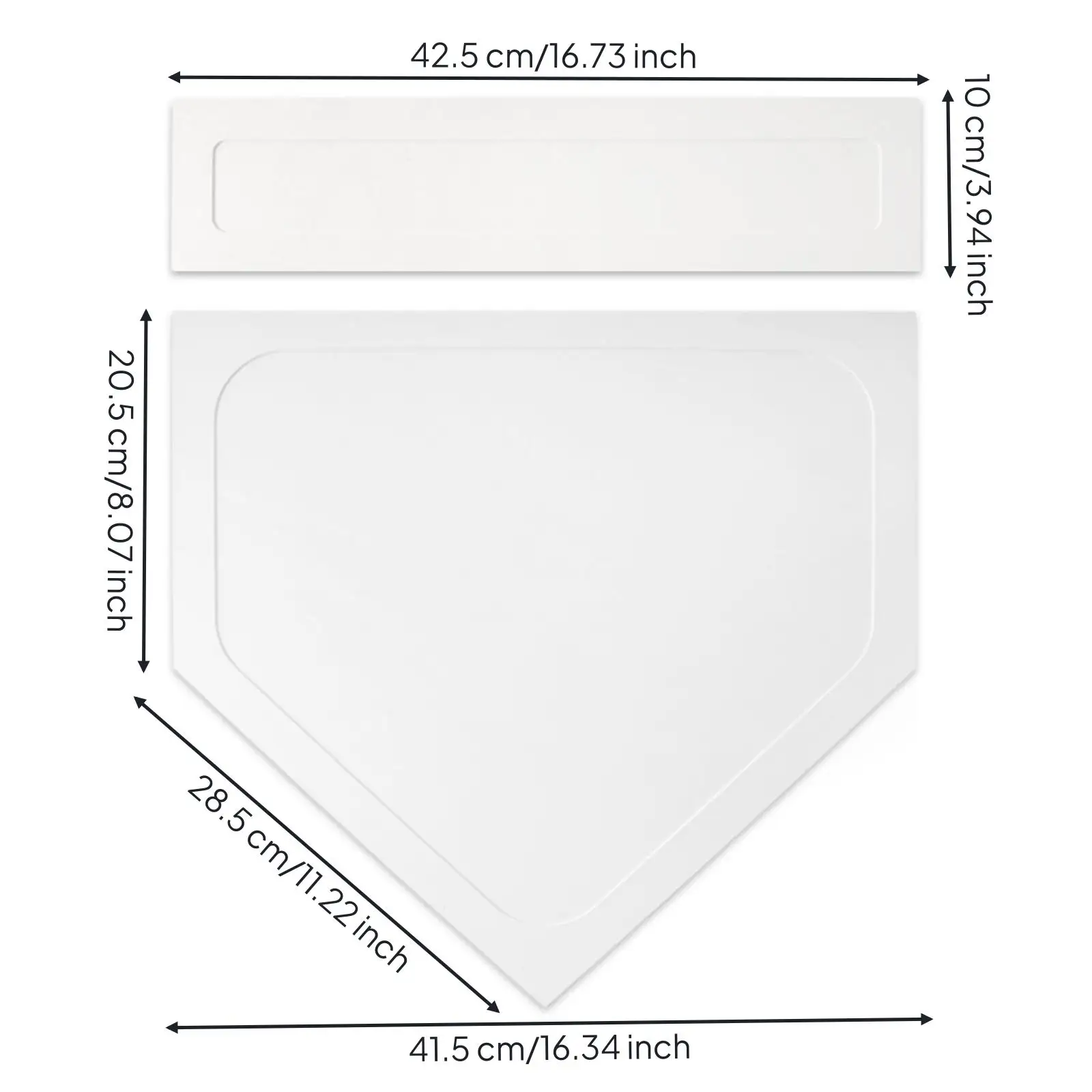 Durable Baseball Field Markers Set for Practice Drills and Casual Games with Easy Roll Storage Design