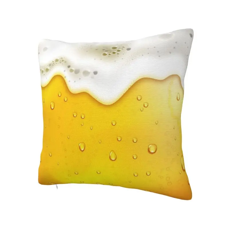 Modern Beer Bubbles Foam Cushion Cover 45*45 cm Velvet Throw Pillow Case Bedroom Decoration Sofa Chair Pillowslip