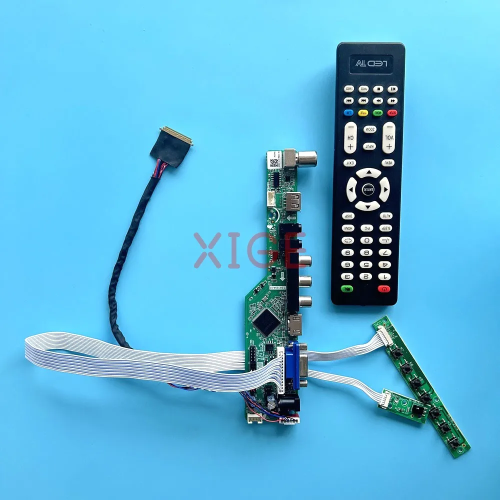 

Плата драйвера контроллера для LP133WH1-TLA1 LP133WH1-TLB1 13,3 "LVDS 40Pin USB + AV + VGA + HDMI панель ноутбука 1366x768 ТВ аналоговый комплект «сделай сам»