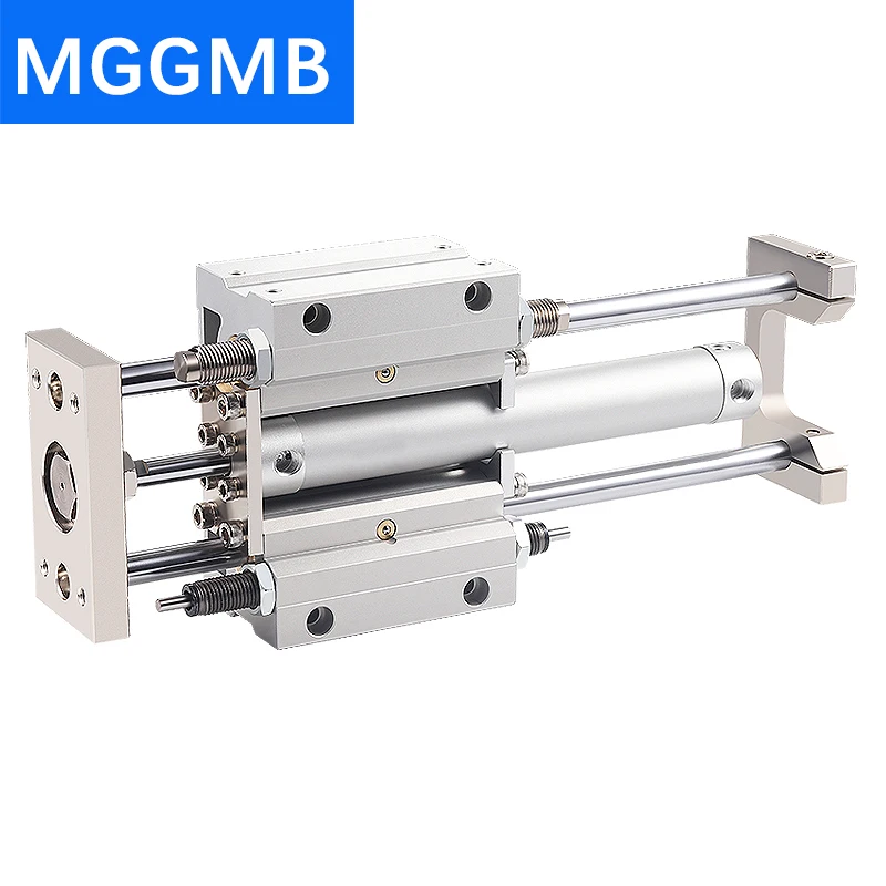 

MGG MGGMB20/25/32/40/50/63 Guide Cylinder Slide Bearing Stroke 75 100 125 150 200 250 300 350 400 500mm