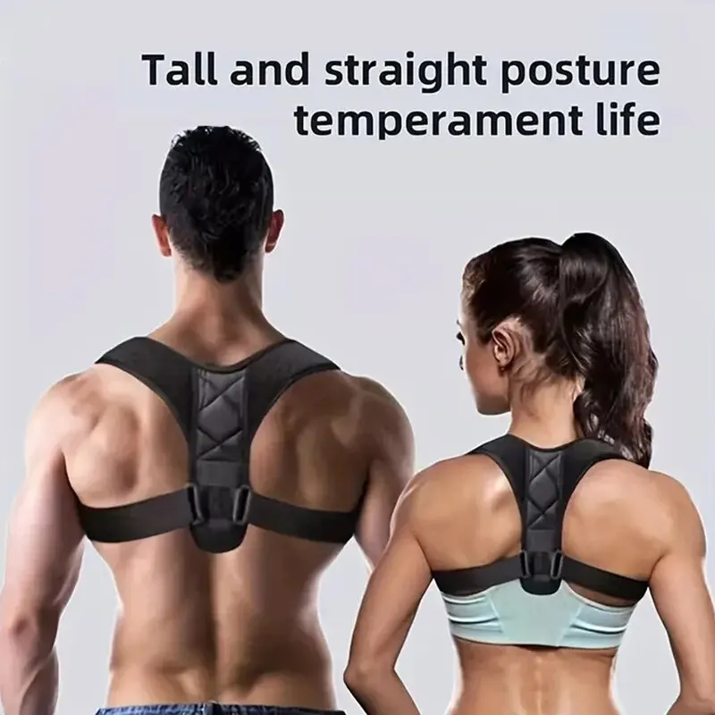 Adjustable Back Shoulder Posture Corrector for Home Office Sport AntiHunchback Correction Strap Sitting Posture Correction Strap