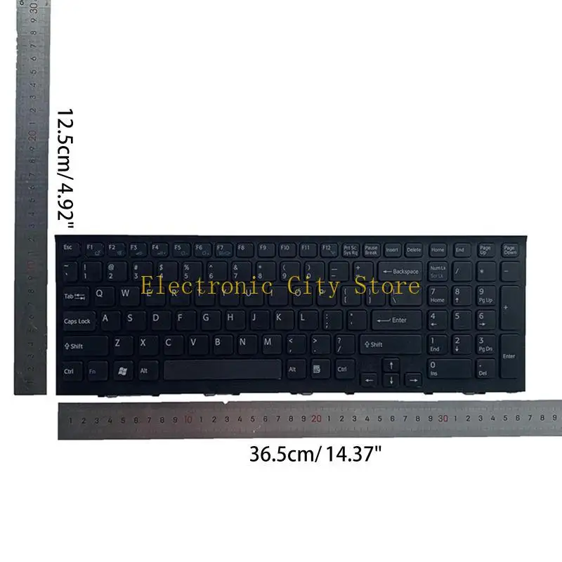 US Layout English Black Keyboard Accessories لجهاز الكمبيوتر المحمول VPCEH HU8D